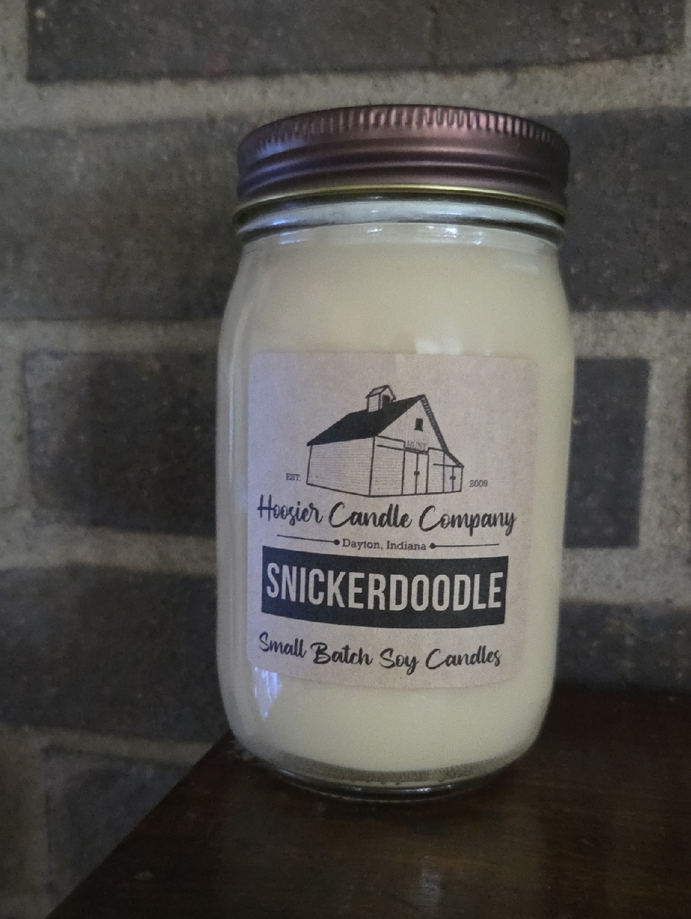 Snickerdoodle Soy Candle - Cream